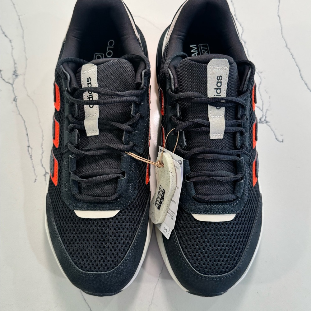 Adidas Astrastar Men’s Black and Orange Athletic Shoes
